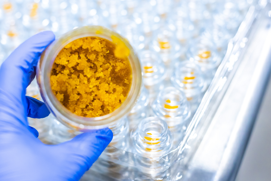 live resin in a jar
