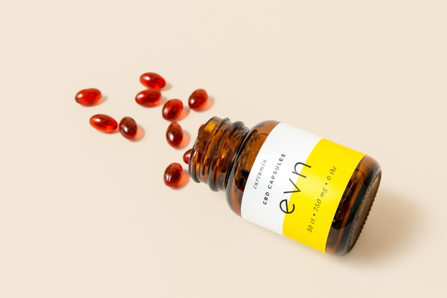 red cbd softgels
