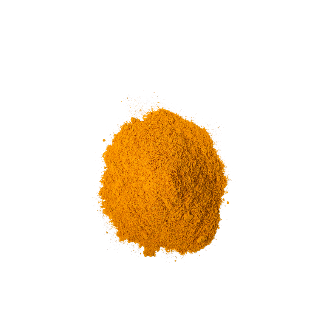 orange turmeric powder