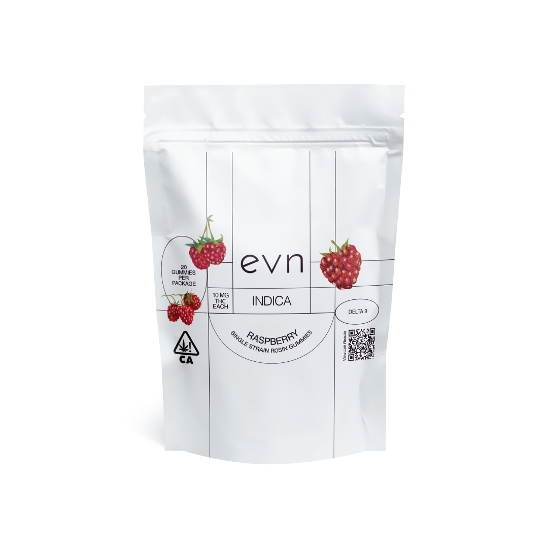 Raspberry Indica Gummies