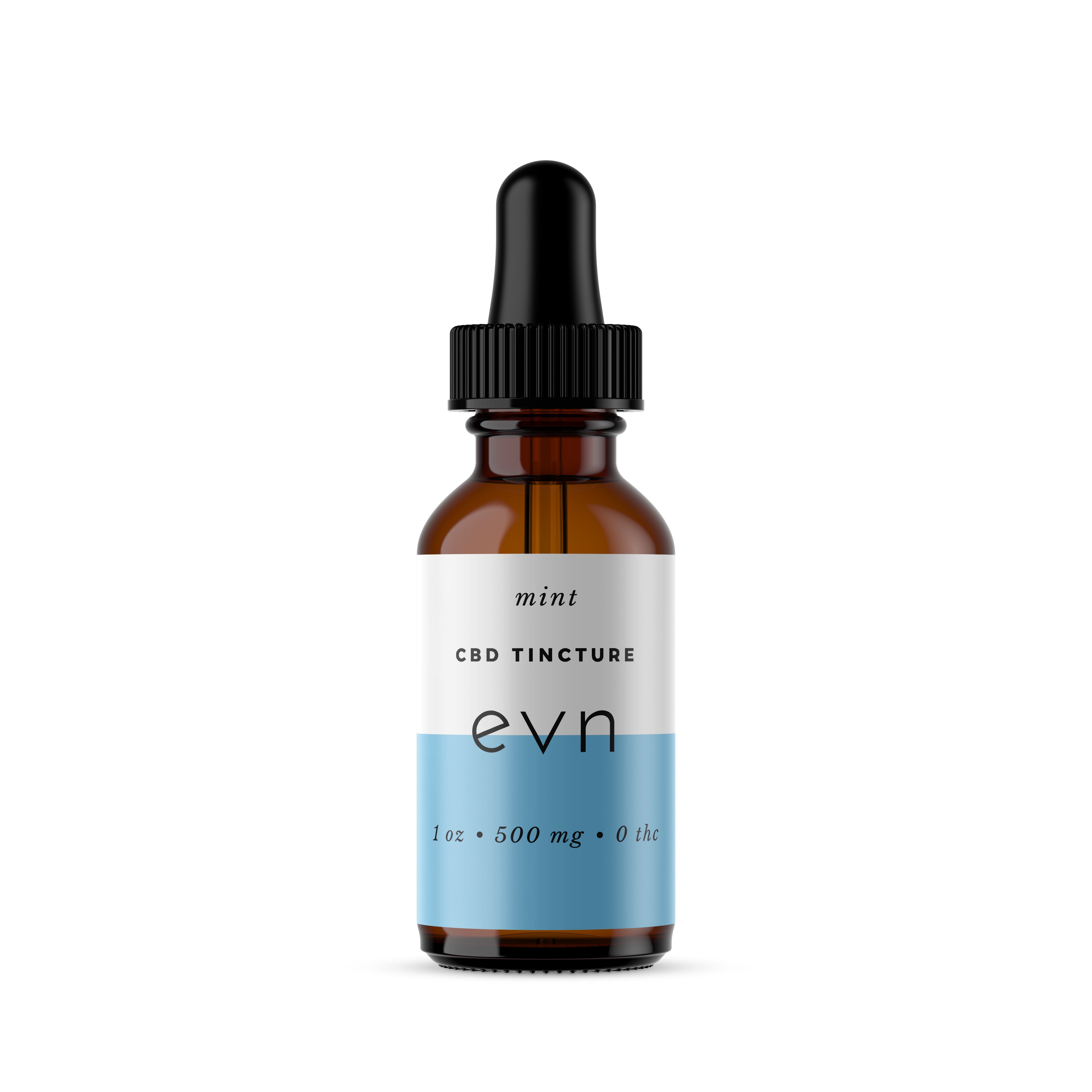 Mint CBD tincture 500 mg bottle