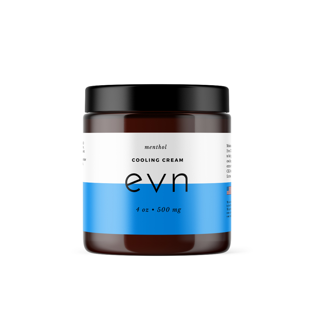 500mg CBD Cooling Cream with Menthol | Evn CBD Pain Relief Lotion