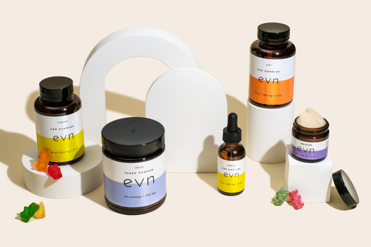 evn cbd products including oil and gummies