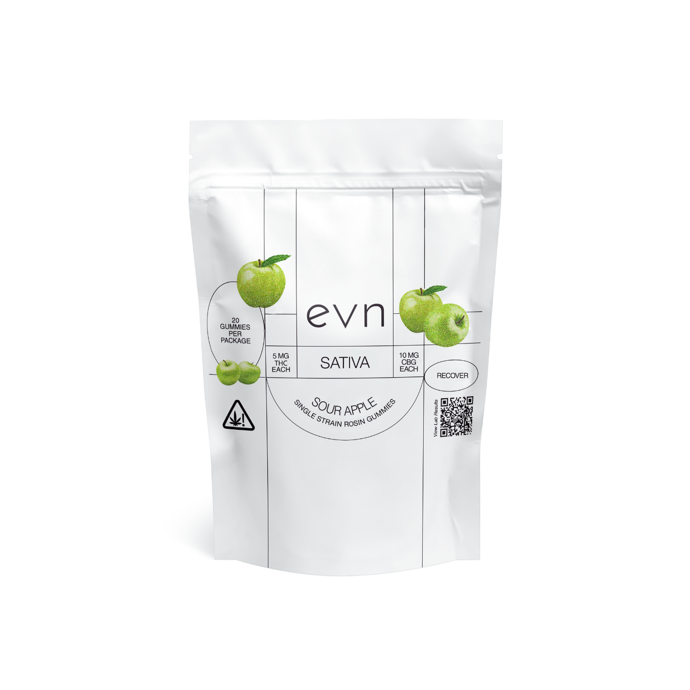 cbg apple gummy pouch