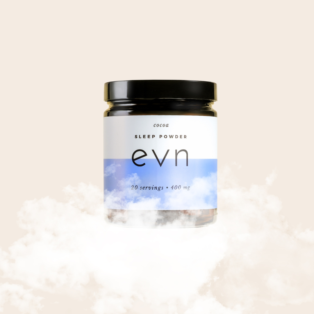sleep powder jar in a cloud