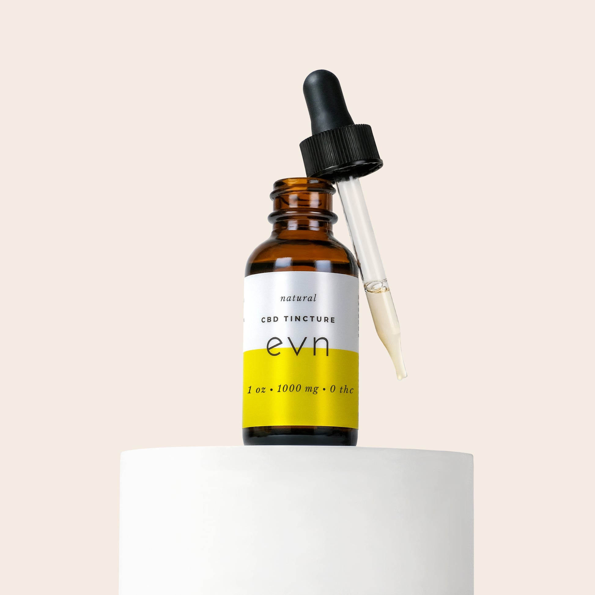 Natural CBD oil 1000 mg with dropper 